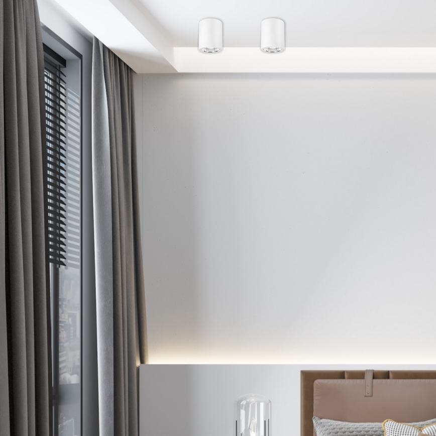 Foco LED TACO 1xE27/15W/230V branco