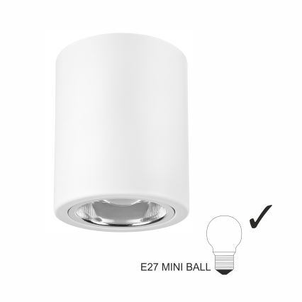 Foco LED TACO 1xE27/15W/230V branco
