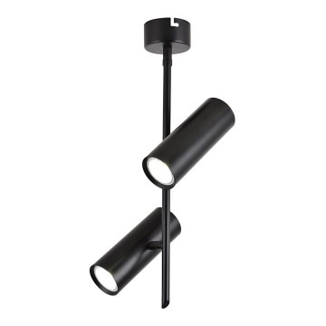 Foco LED TUBA 2xLED/10W/230V preto