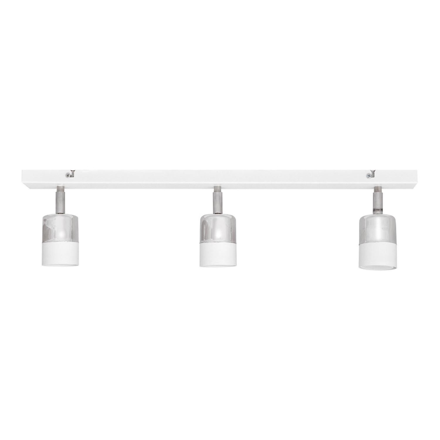Foco LED TUBSSON 3xGU10/4,8W/230V branco/cromado brilhante