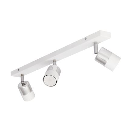 Foco LED TUBSSON 3xGU10/4,8W/230V branco/cromado brilhante