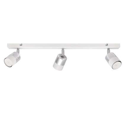 Foco LED TUBSSON 3xGU10/4,8W/230V branco/cromado brilhante