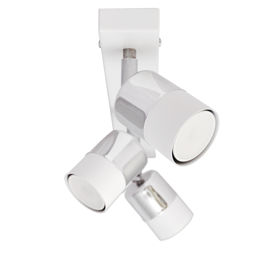 Foco LED TUBSSON 3xGU10/4,8W/230V branco/cromado brilhante
