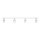Foco LED TUBSSON 4xGU10/4,8W/230V branco/cromado brilhante
