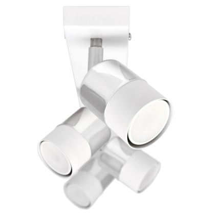 Foco LED TUBSSON 4xGU10/4,8W/230V branco/cromado brilhante