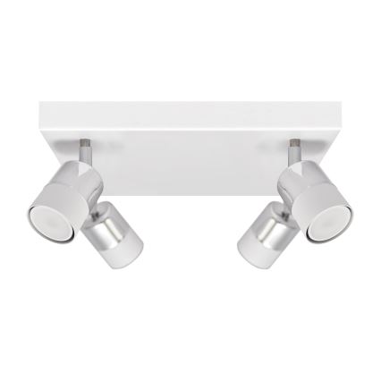 Foco LED TUBSSON 4xGU10/4,8W/230V branco/cromado brilhante