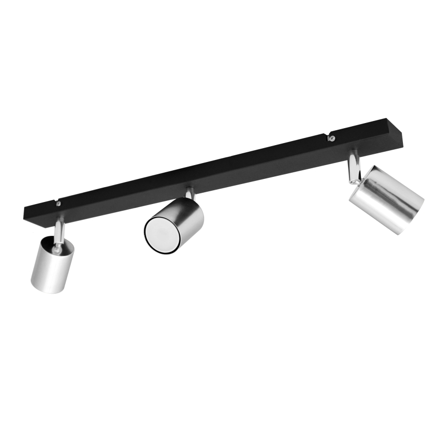 Foco LED TUNE 3xGU10/4,8W/230V cromado mate/preto