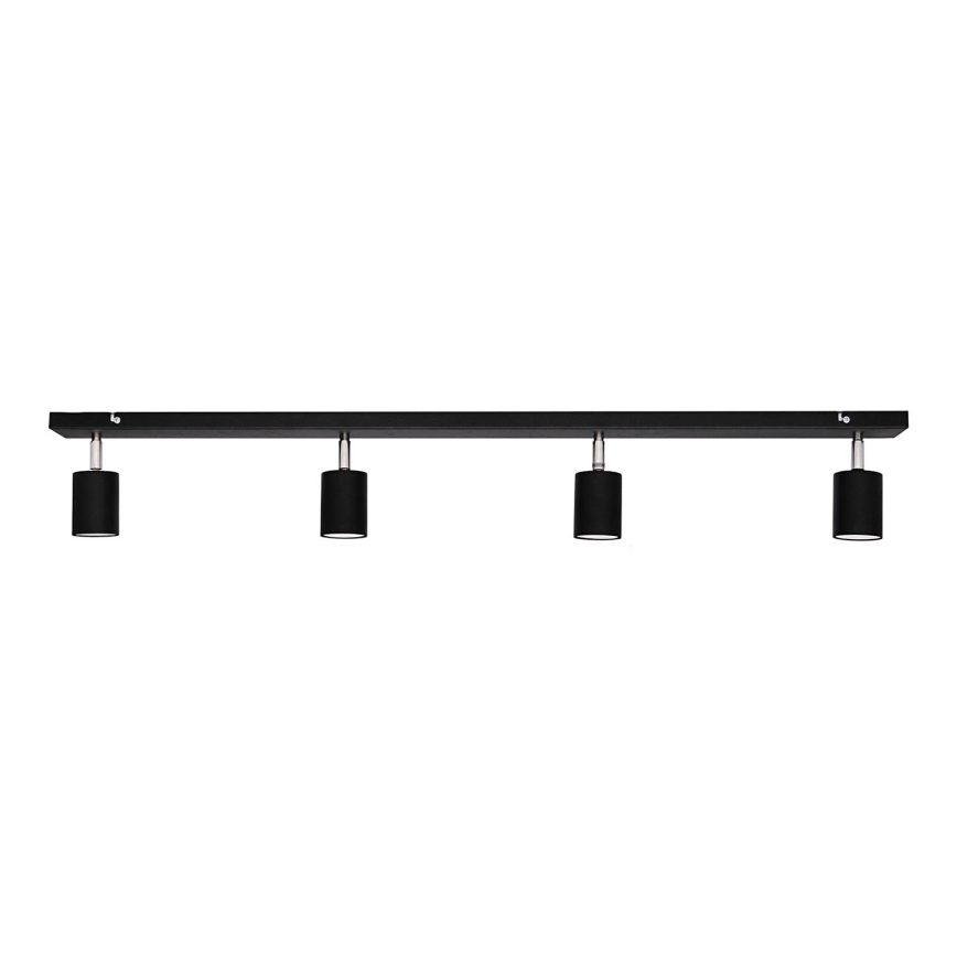 Foco LED TUNE 4xGU10/4,8W/230V preto