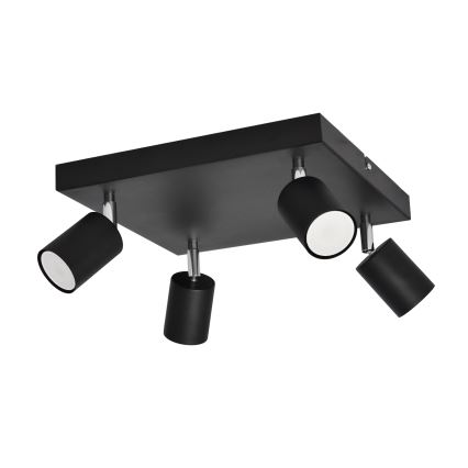 Foco LED TUNE 4xGU10/4,8W/230V preto