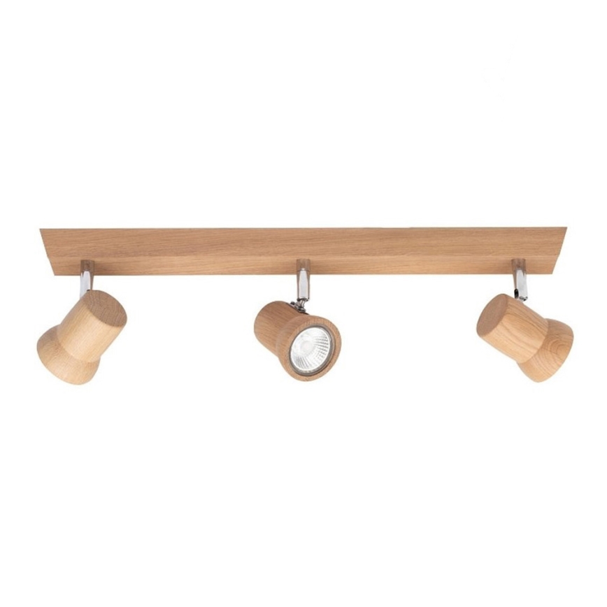 Foco LED VENLA 3xGU10/5W/230V carvalho