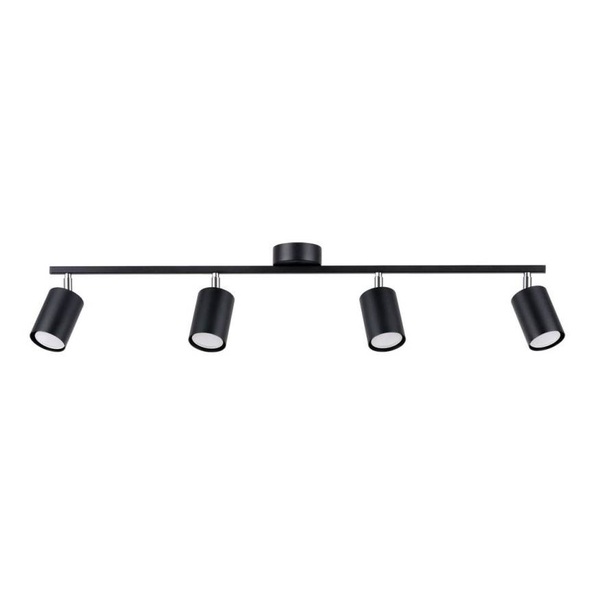 Foco LEMMI 4xGU10/10W/230V preto