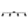 Foco LEMMI 4xGU10/10W/230V preto