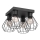 Foco LETI 4xE27/15W/230V preto