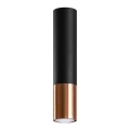 Foco LOOPEZ 1xGU10/10W/230V preto/cobre