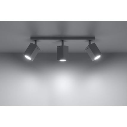Foco MERIDA 3 3xGU10/40W/230V branco