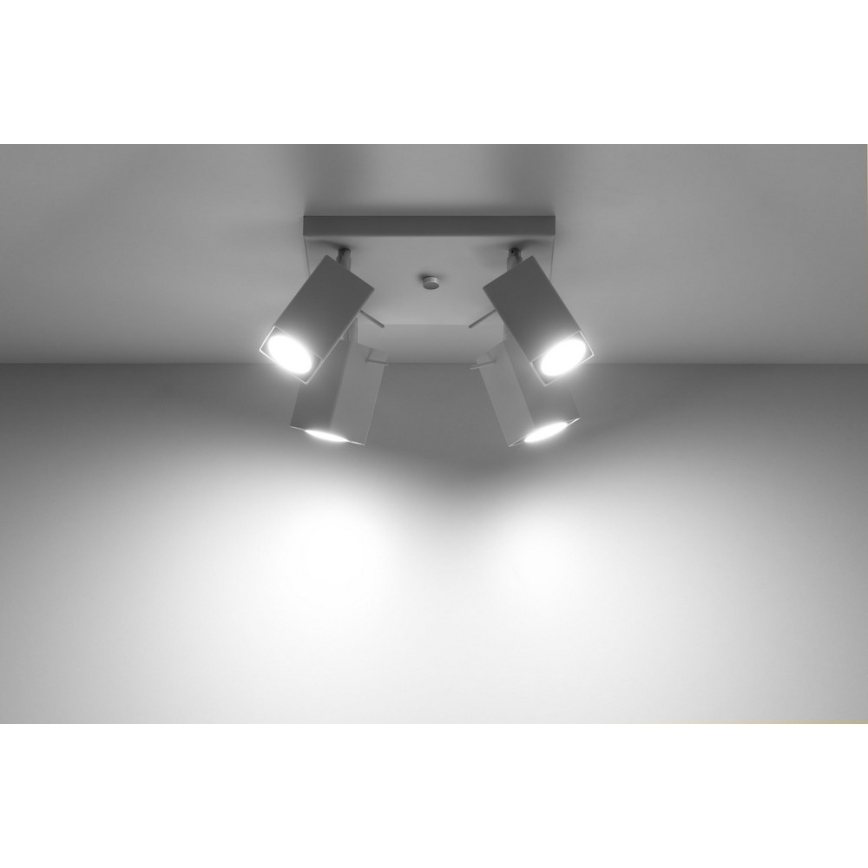 Foco MERIDA 4 4xGU10/40W/230V branco