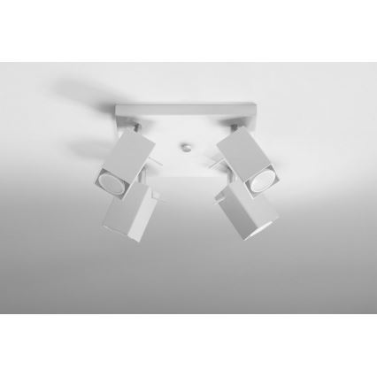 Foco MERIDA 4 4xGU10/40W/230V branco