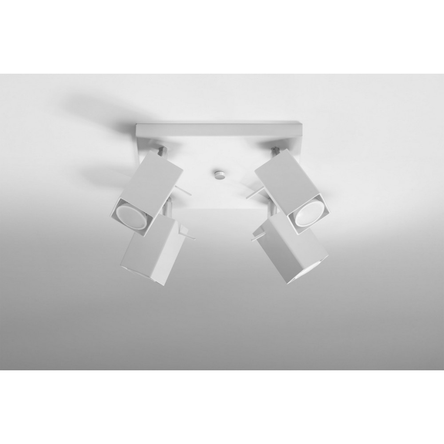 Foco MERIDA 4 4xGU10/40W/230V branco