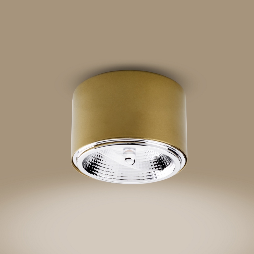 Foco MORIS 1xAR111 GU10/50W/230V dourado