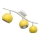 Foco MORRIS 3xE27/15W/230V amarelo
