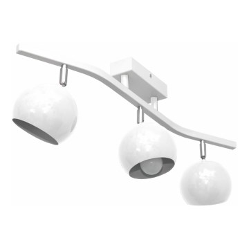Foco MORRIS 3xE27/15W/230V branco