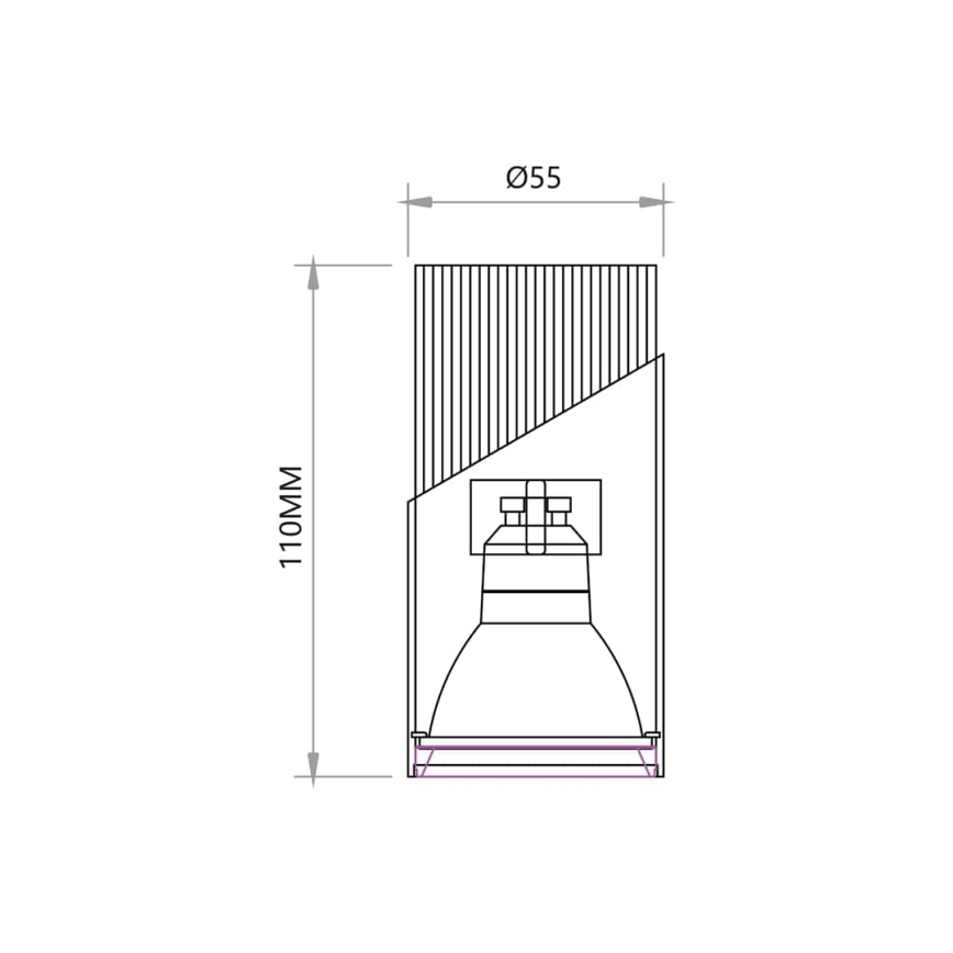 Foco NEO 1xGU10/8W/230V branco