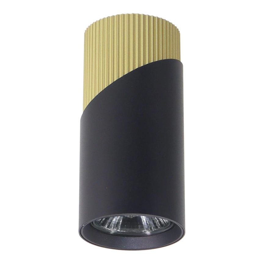 Foco NEO 1xGU10/8W/230V preto/dourada