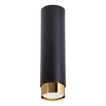Foco NERO 1xGU10/10W/230V 22,5 cm preto/dourado