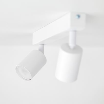 Foco NEX 2xGU10/10W/230V branco