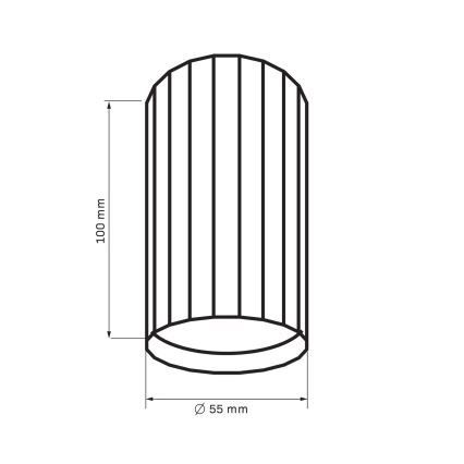 Foco NICEA 1xGU10/10W/230V branco