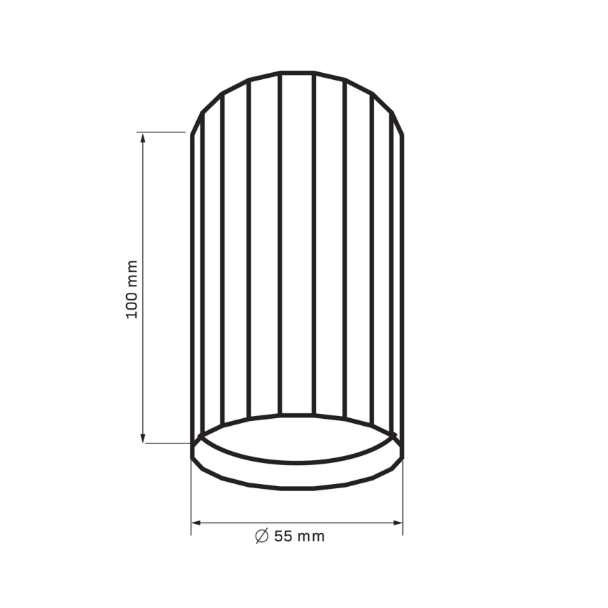 Foco NICEA 1xGU10/10W/230V branco