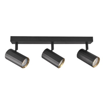Foco NICEA 3xGU10/10W/230V preto