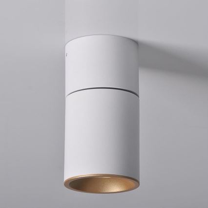 Foco NIXA 1xGU10/10W/230V branco/dourado