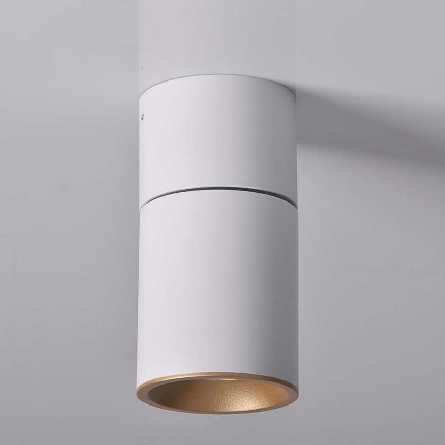 Foco NIXA 1xGU10/10W/230V branco/dourado