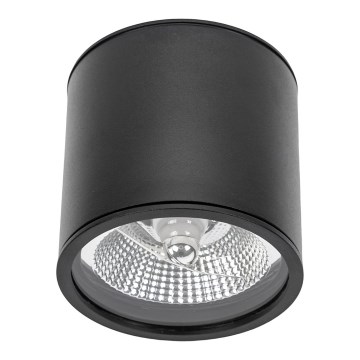 Foco para casa de banho CHLOE AR111 1xGU10/12W/230V IP65 redondo preto