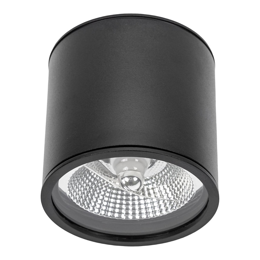 Foco para casa de banho CHLOE AR111 1xGU10/12W/230V IP65 redondo preto