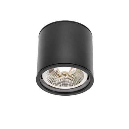 Foco para casa de banho CHLOE AR111 1xGU10/12W/230V IP65 redondo preto