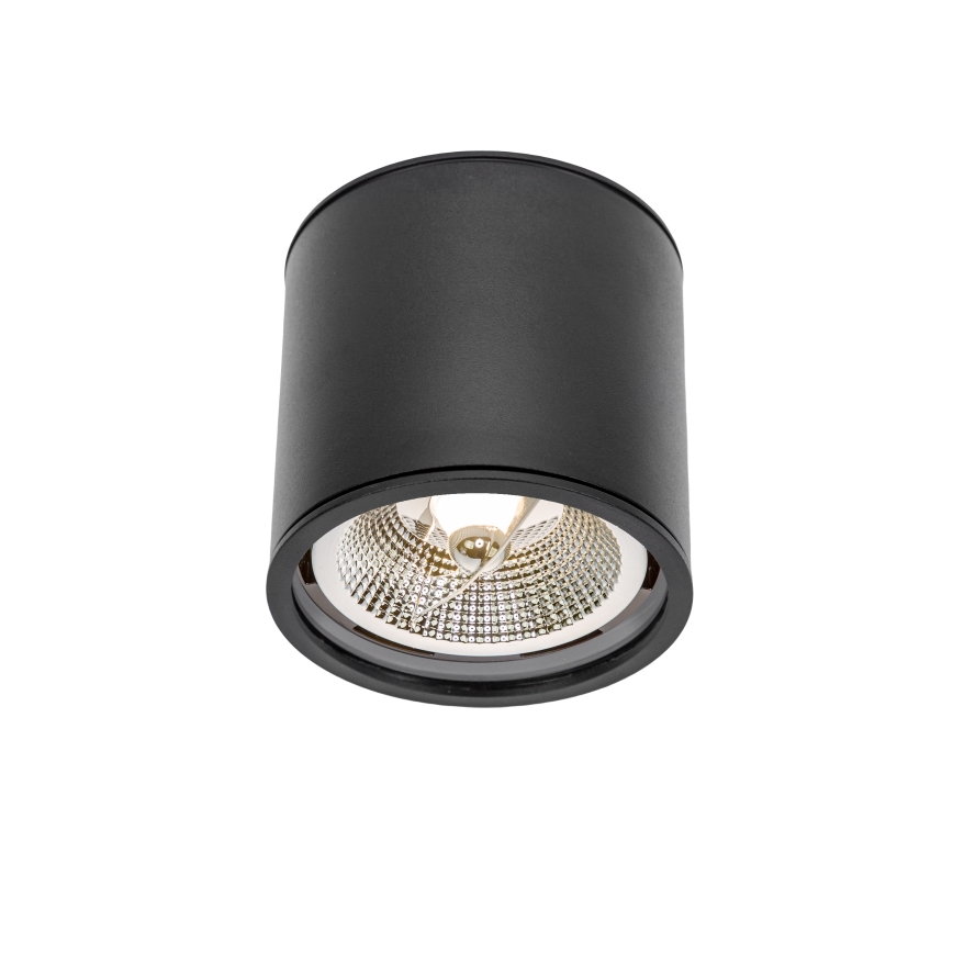 Foco para casa de banho CHLOE AR111 1xGU10/12W/230V IP65 redondo preto