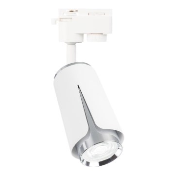 Foco para sistema de carril FLOR 1xGU10/8W/230V branco