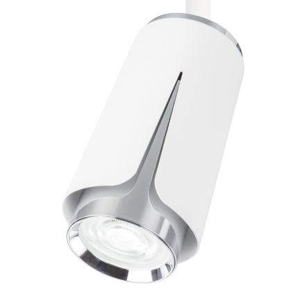 Foco para sistema de carril FLOR 1xGU10/8W/230V branco