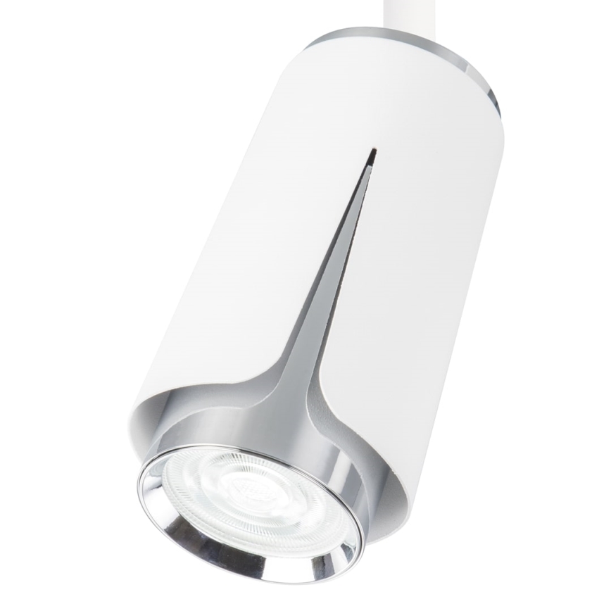 Foco para sistema de carril FLOR 1xGU10/8W/230V branco