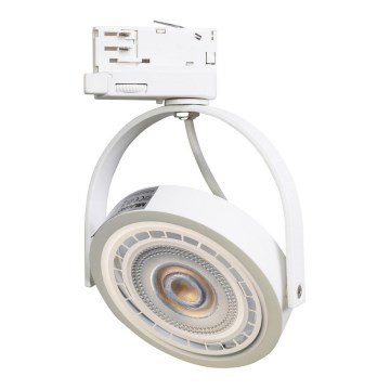 Foco para sistema de carril LUGAR AR111 1xGU10/25W/230V branco