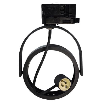 Foco para sistema de carril LUGAR AR111 1xGU10/25W/230V preto