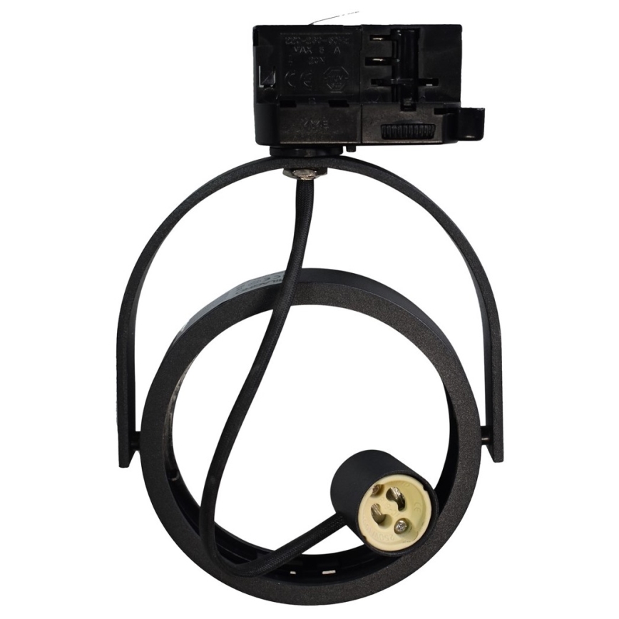 Foco para sistema de carril LUGAR AR111 1xGU10/25W/230V preto