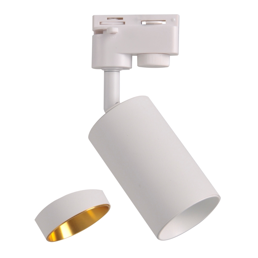 Foco para sistema de carril MARIBEL 1xGU10/10W/230V branco