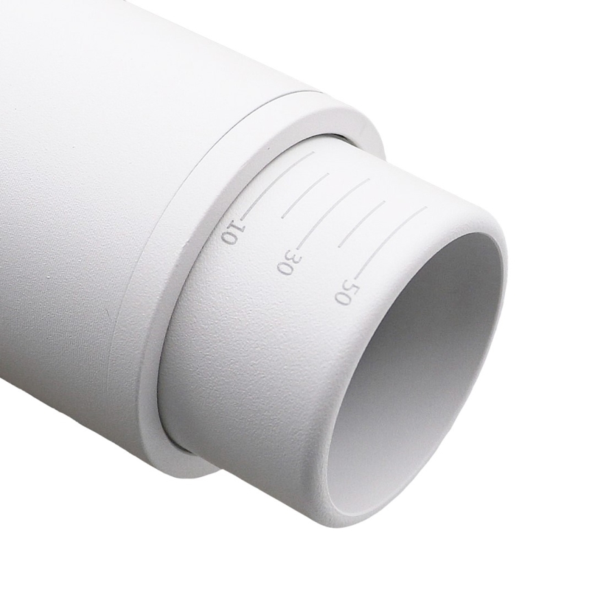 Foco para sistema de carril MICA 1xGU10/25W/230V monofásico branco