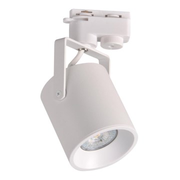 Foco para sistema de carril MINOR 1xGU10/10W/230V branco