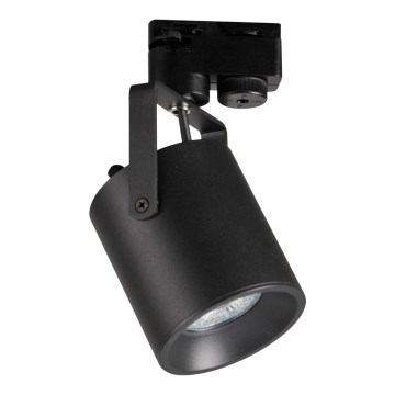 Foco para sistema de carril MINOR 1xGU10/10W/230V preto
