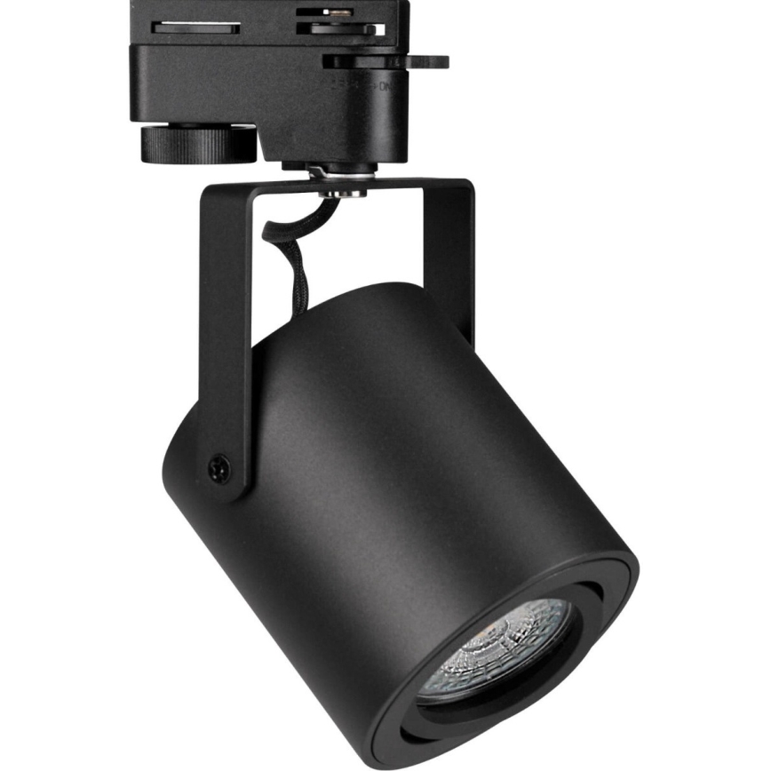 Foco para sistema de carril MINOR 1xGU10/10W/230V preto