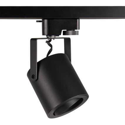 Foco para sistema de carril MINOR 1xGU10/10W/230V preto